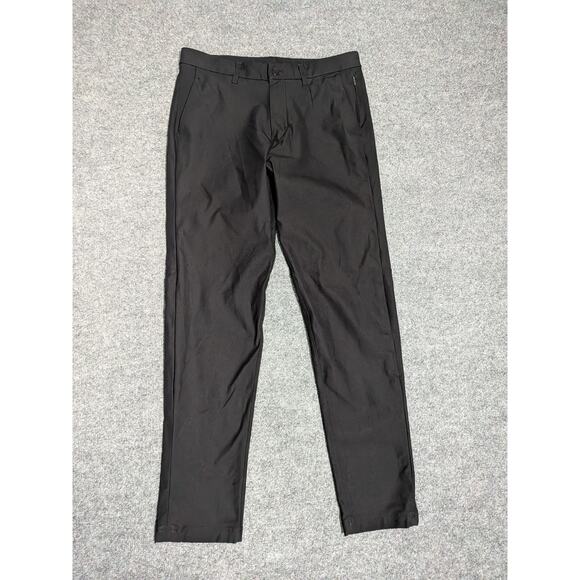 Lululemon Commission Pants Slim Mens Size 32x30 Black - Picture 1 of 8